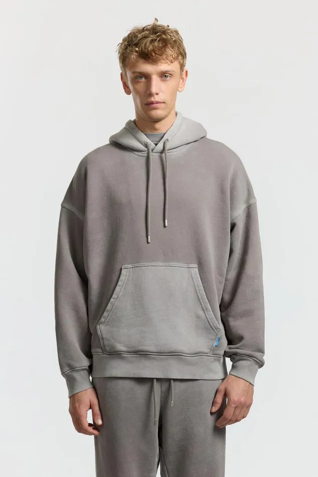 COTTON CITIZEN Boston Hoodie Vintage Cement Men Sweatshirts