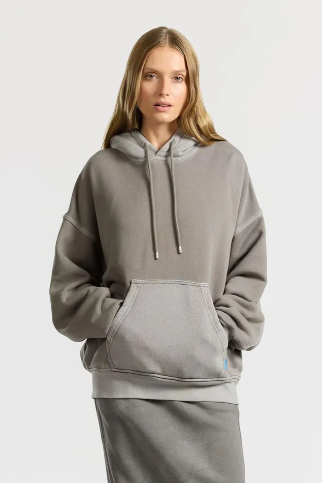 COTTON CITIZEN Boston Hoodie Vintage Cement Men Sweatshirts COTTON CITIZEN Boston Hoodie Vintage Cement Men Sweatshirts