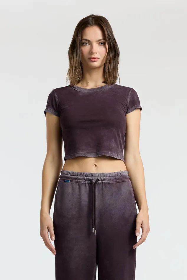 COTTON CITIZEN Standard Baby Tee Vintage Eggplant Women Tees