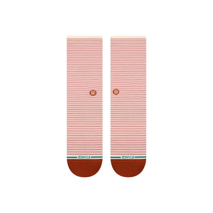 Cotton Crew Socks Fortune 8211 Dustyrose MenWomen Stance Crew