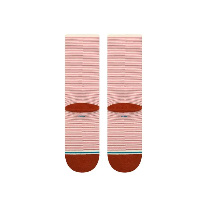 Cotton Crew Socks Fortune 8211 Dustyrose MenWomen Stance Crew