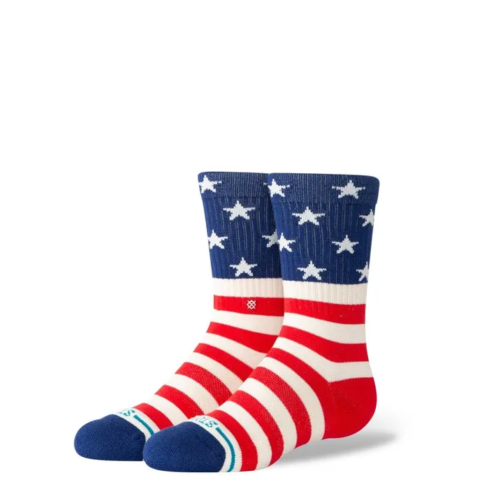 Cotton Crew Socks The Fourth White Kids Stance Kids