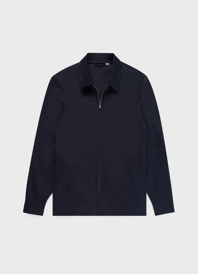 Cotton Harrington Jacket Navy Men SUNSPEL Jackets and Coats