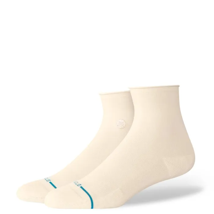 Cotton Quarter Socks Rollin 8211 Cream MenWomen Stance Quarter