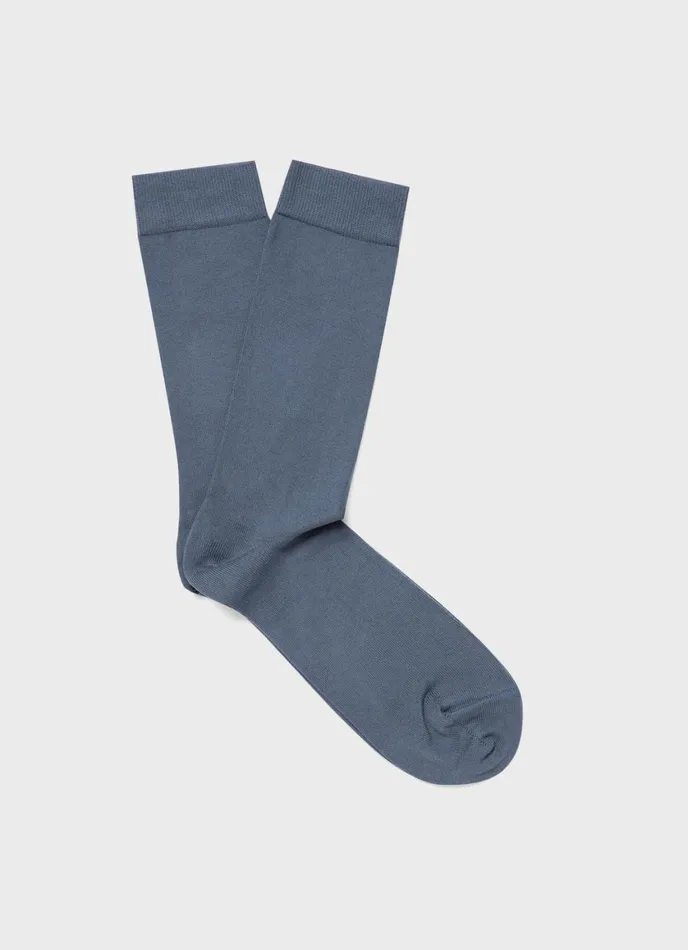 Cotton Socks Slate Blue Men SUNSPEL Socks