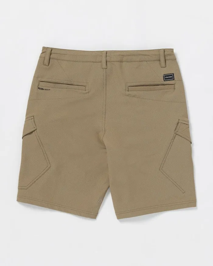 Country Days Hybrid Shorts 8211 Teak Mens Volcom Shorts
