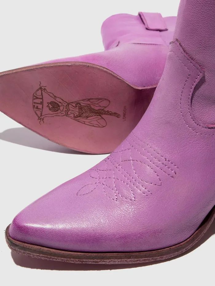 Cowboy Ankle Boots WOFY093FLY VIOLET Women Fly London Ankle Boots
