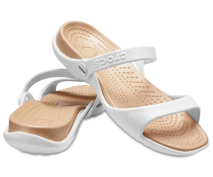 Crocs Cleo Sandal Oyster Gold Women Sandals