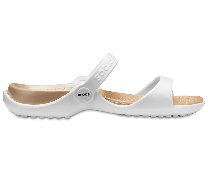 Crocs Cleo Sandal Oyster Gold Women Sandals