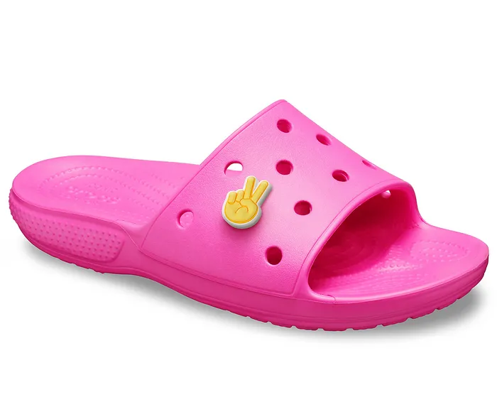 Crocs Sandals WomenMen Classic Crocs Slide Electric Pink