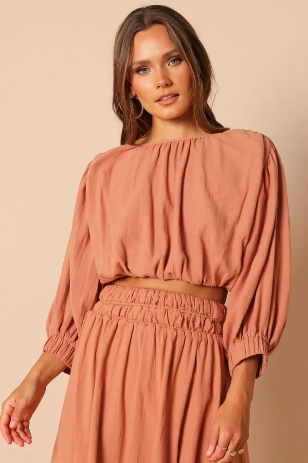 Crop Tops Emory Crop Top Spice Petal and Pup Women