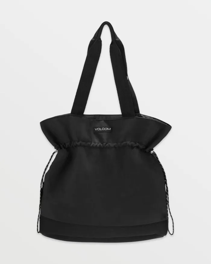 Crystal Cove Beach Tote 8211 Black Mens Volcom Bags and Backpacks