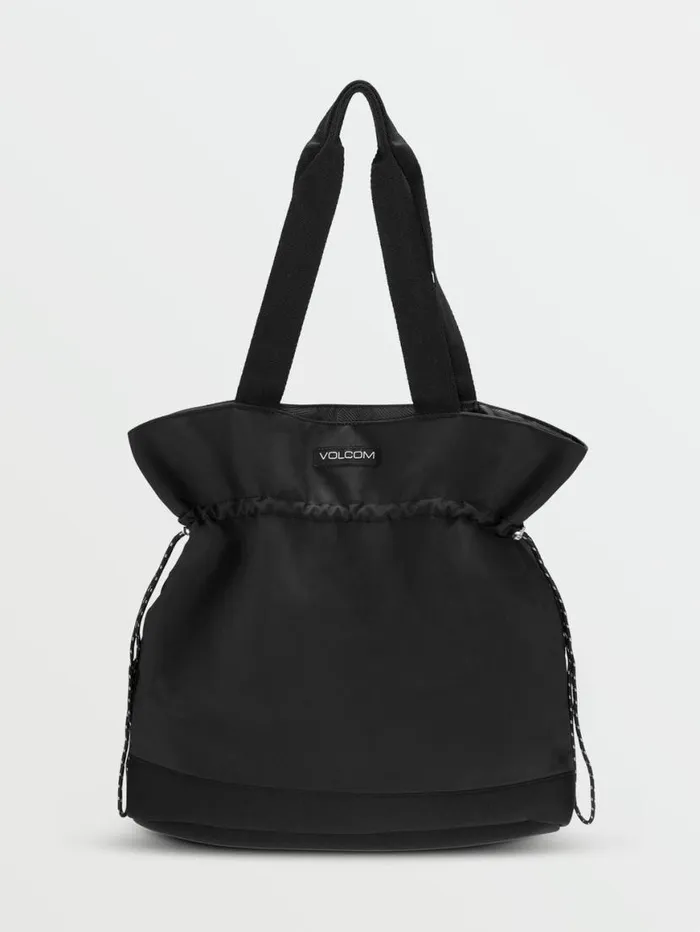 Crystal Cove Beach Tote 8211 Black Mens Volcom Bags and Backpacks