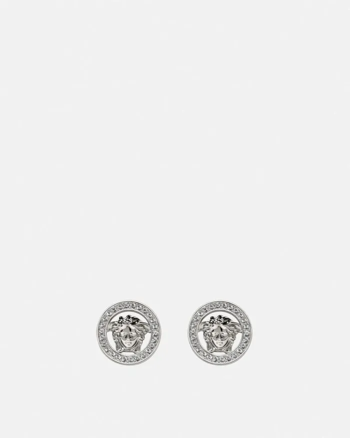 Crystal Medusa 03995 Earrings Silver Women Versace Earrings
