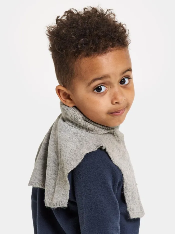 Delfinen Kid039s Scarf Grey Melange Kids Didriksons Scarves Delfinen Kid039s Scarf Grey Melange Kids Didriksons Scarves