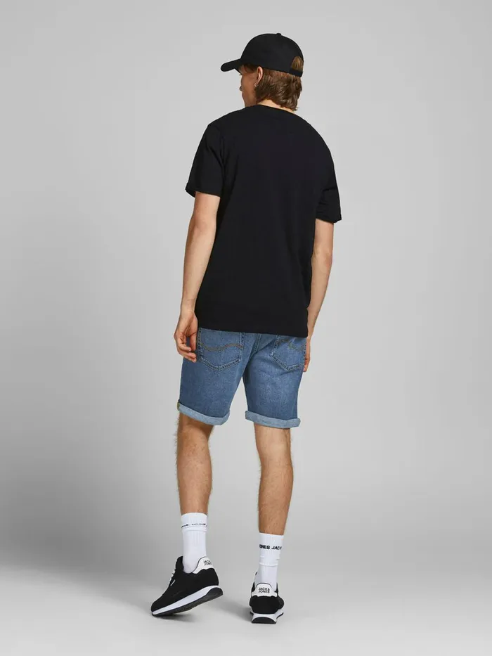 Denim Shorts JACK and JONES Mens RICK ORIGINAL NA 036 DENIM SHORTS Blue Blue Denim Gift 4 You