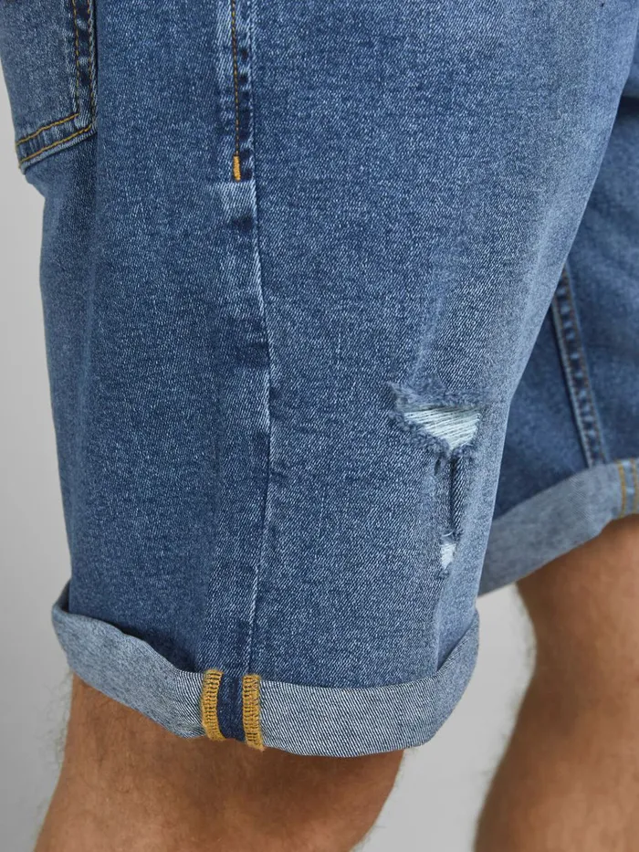 Denim Shorts JACK and JONES Mens RICK ORIGINAL NA 036 DENIM SHORTS Blue Blue Denim Gift 4 You