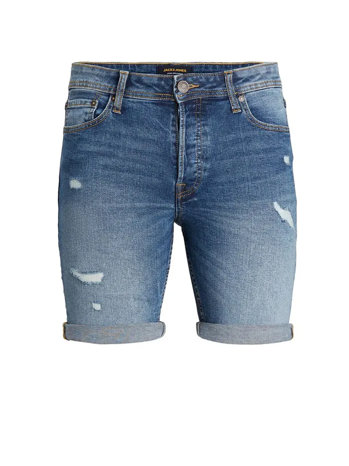 Denim Shorts JACK and JONES Mens RICK ORIGINAL NA 036 DENIM SHORTS Blue Blue Denim Gift 4 You