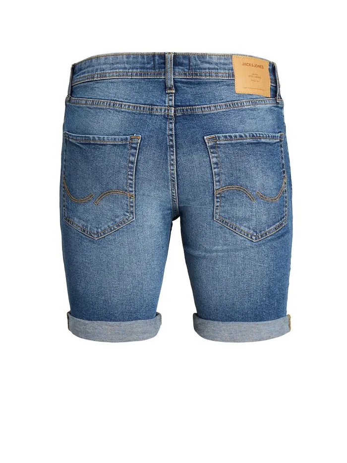 Denim Shorts JACK and JONES Mens RICK ORIGINAL NA 036 DENIM SHORTS Blue Blue Denim Gift 4 You