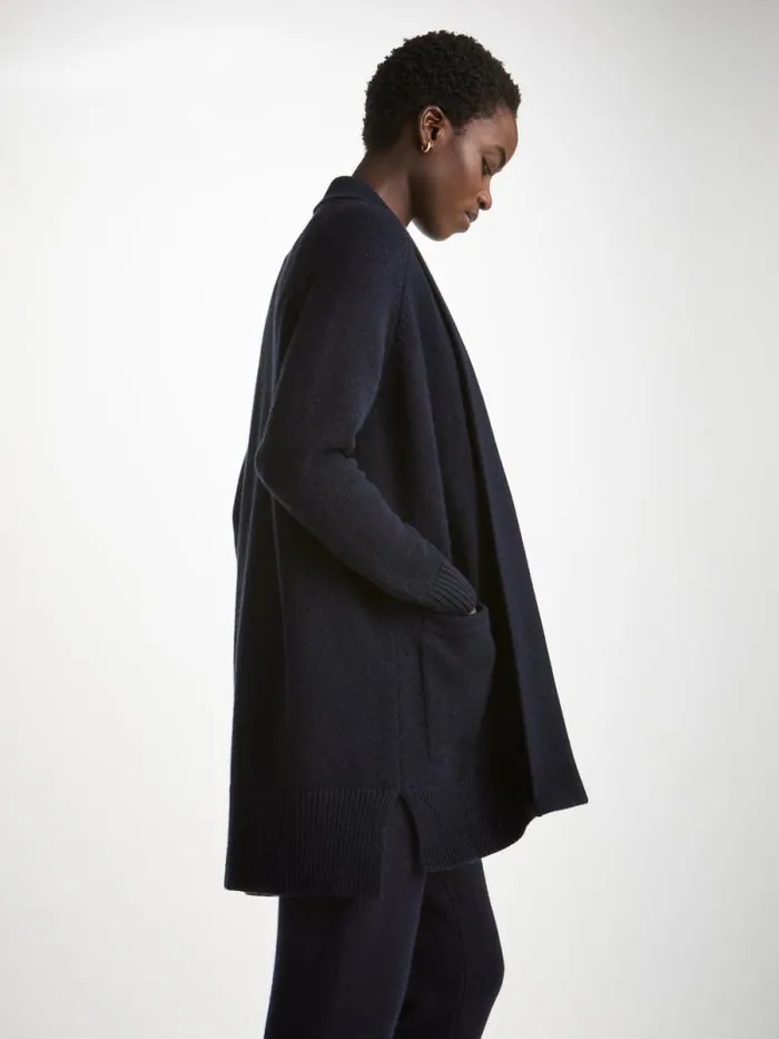 Derek Rose Cashmere Cardigans Women Cardigan Nina Cashmere Navy