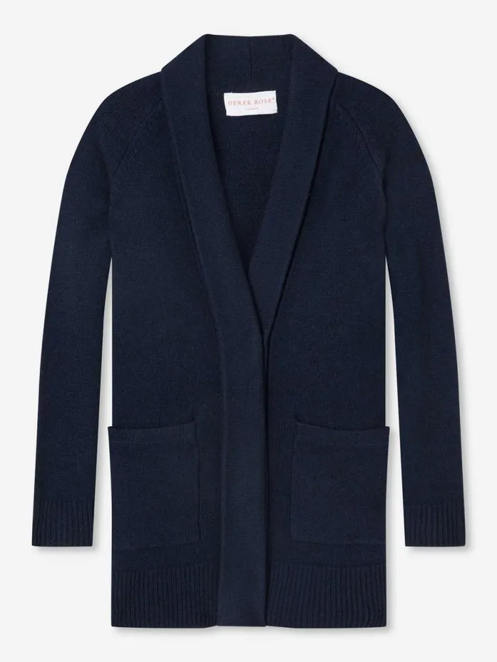 Derek Rose Cashmere Cardigans Women Cardigan Nina Cashmere Navy