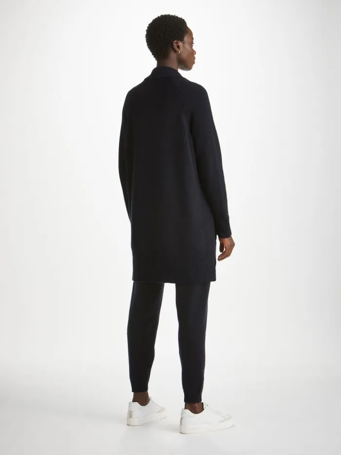 Derek Rose Cashmere Cardigans Women Cardigan Nina Cashmere Navy