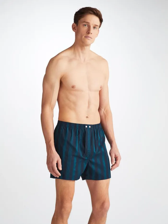 Derek Rose Classic Fit Boxer Shorts Men Classic Fit Boxers Royal 222 Cotton Navy Derek Rose Classic Fit Boxer Shorts Men Classic Fit Boxers Royal 222 Cotton Navy