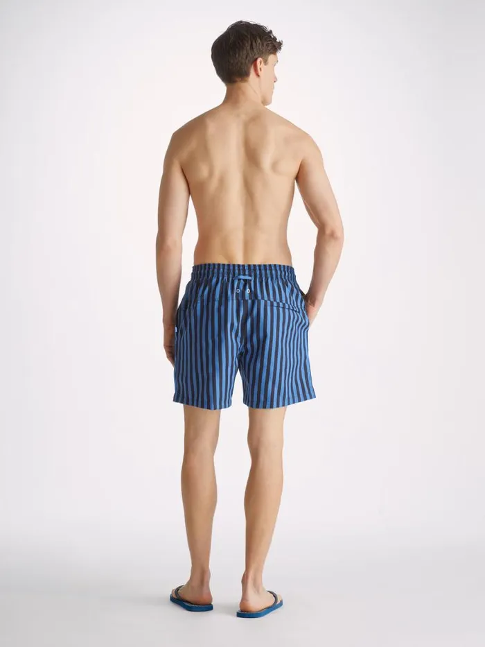 Derek Rose Classic Fit Swim Shorts Men Swim Shorts Bondi 8 Navy
