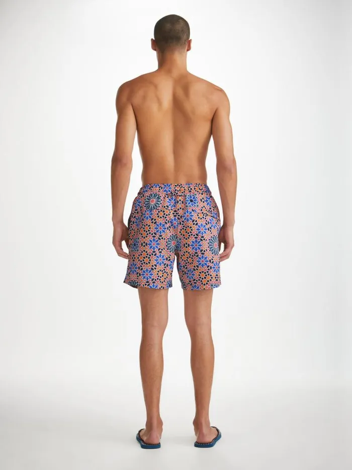Derek Rose Classic Fit Swim Shorts Men Swim Shorts Tropez 15 Multi