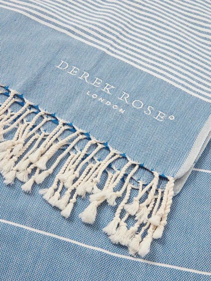 Derek Rose Hammam Towels MenWomen Hammam Towel Karinna Pure Cotton Royal