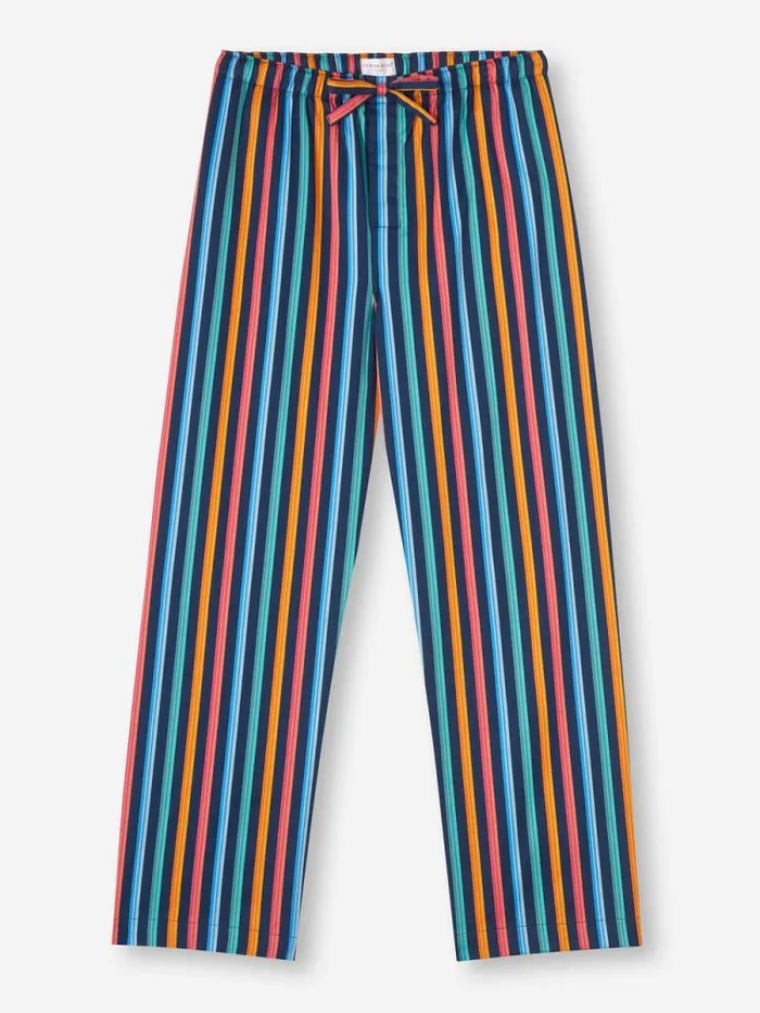 Derek Rose Lounge Pants Men Lounge Pants Wellington 56 Cotton Multi
