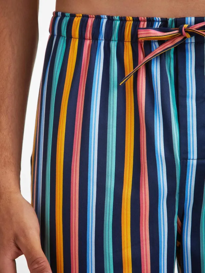 Derek Rose Lounge Pants Men Lounge Pants Wellington 56 Cotton Multi
