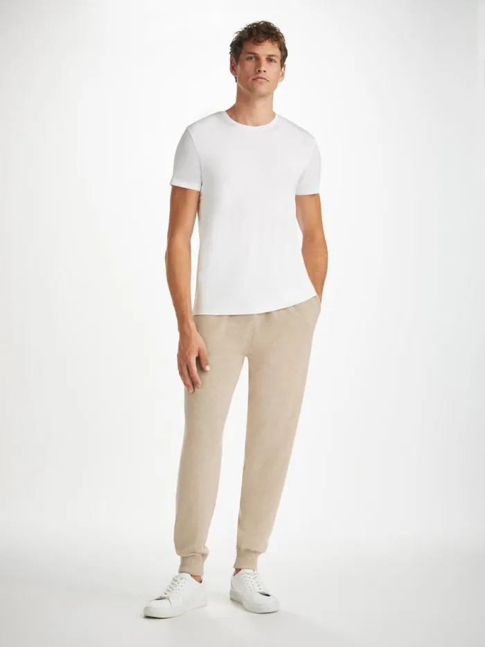 Derek Rose Lounge Pants Men Track Pants Finley Cashmere Oat