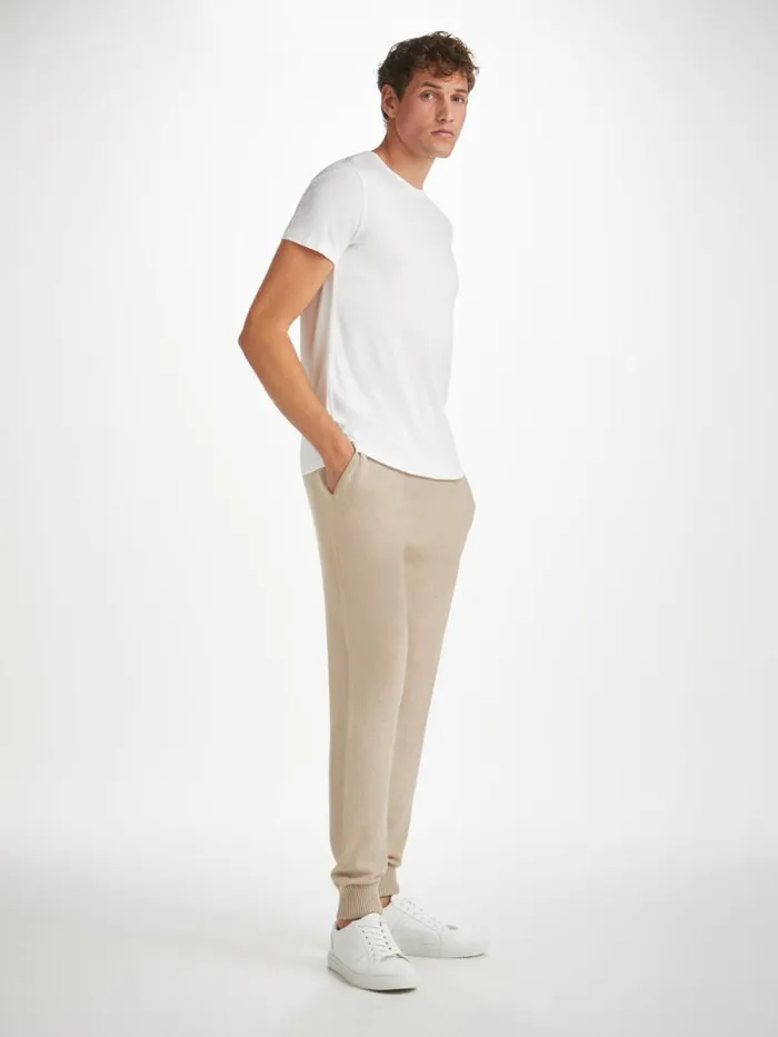 Derek Rose Lounge Pants Men Track Pants Finley Cashmere Oat