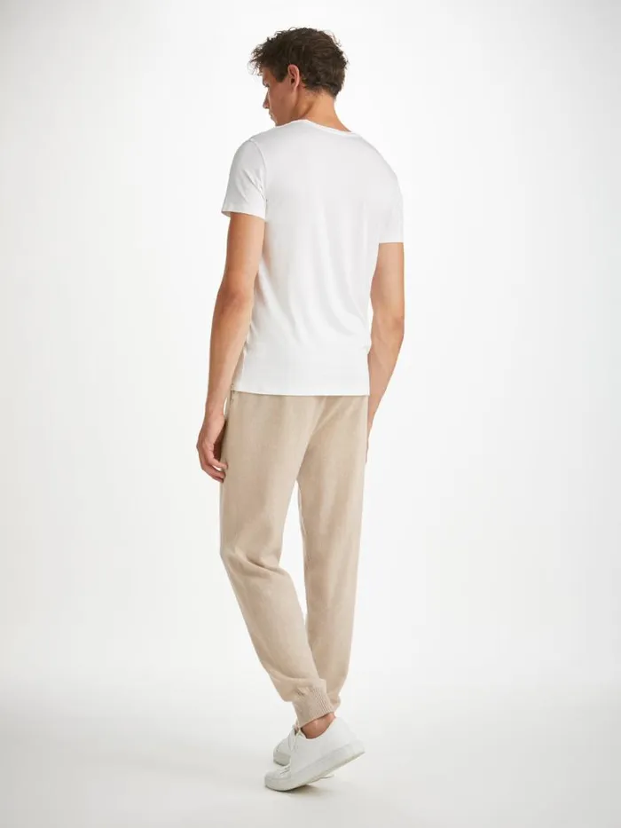 Derek Rose Lounge Pants Men Track Pants Finley Cashmere Oat
