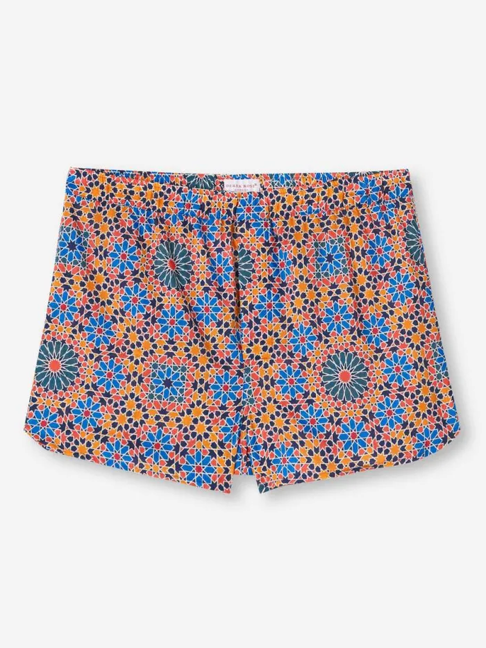Derek Rose Modern Fit Boxer Shorts Men Modern Fit Boxers Ledbury 69 Cotton Batiste Multi