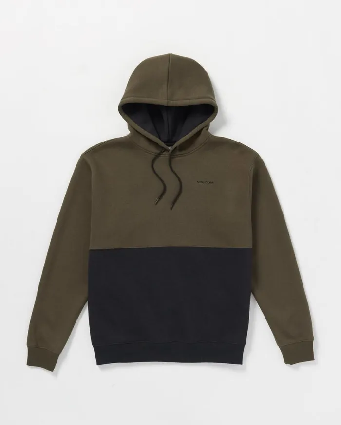 Divided Pullover Hoodie 8211 Wren Mens Volcom Hoodies and Sweatshirts