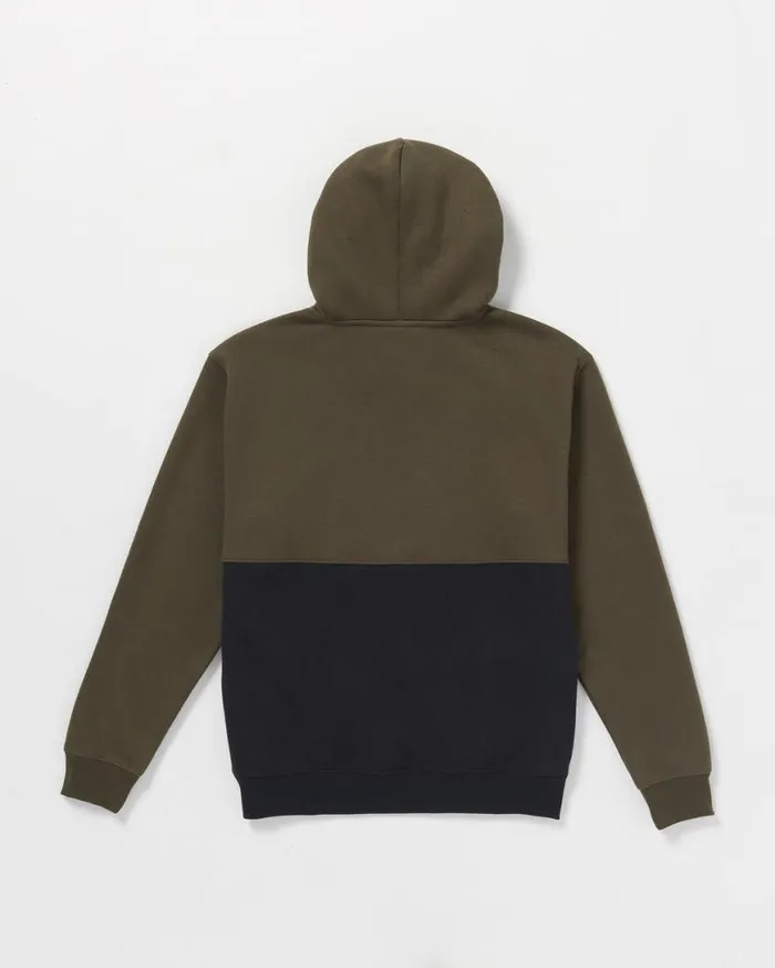 Divided Pullover Hoodie 8211 Wren Mens Volcom Hoodies and Sweatshirts