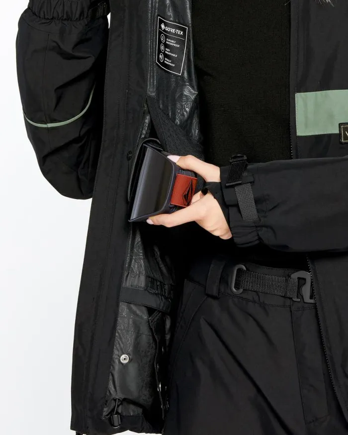 DLM GoreTex Jacket 8211 Black Womens Volcom Jackets