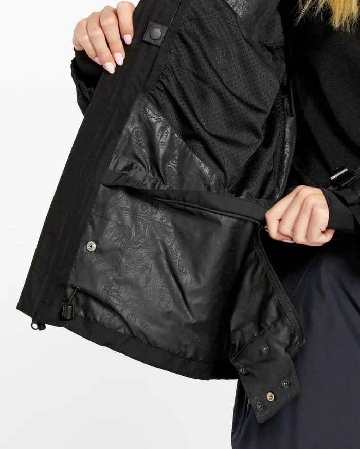 DLM GoreTex Jacket 8211 Black Womens Volcom Jackets