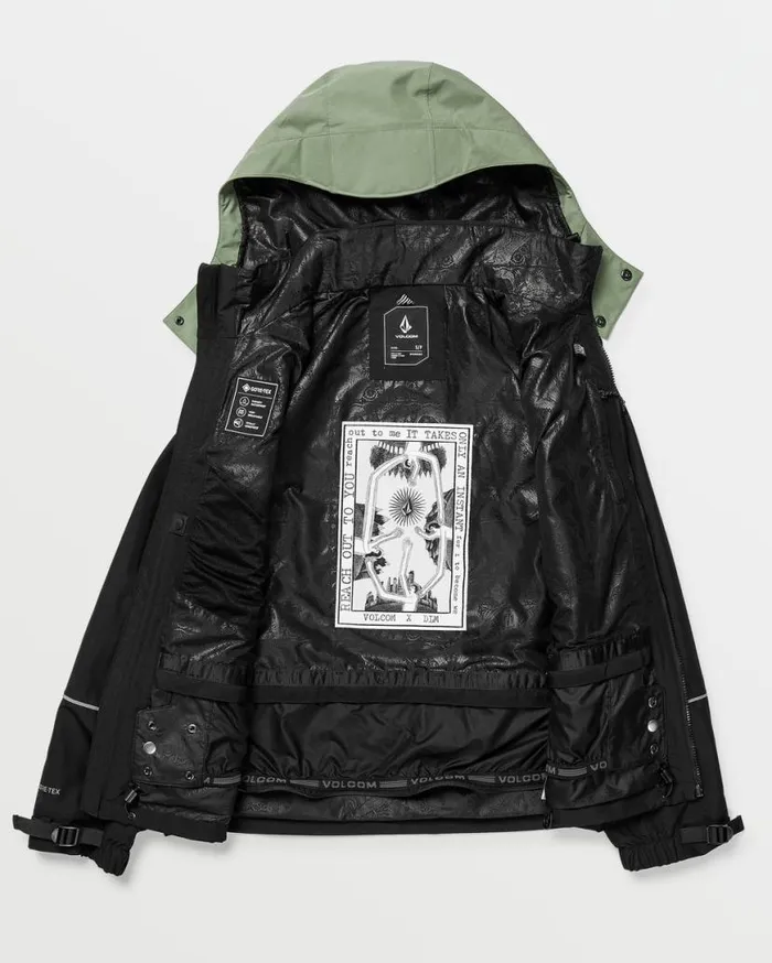 DLM GoreTex Jacket 8211 Black Womens Volcom Jackets