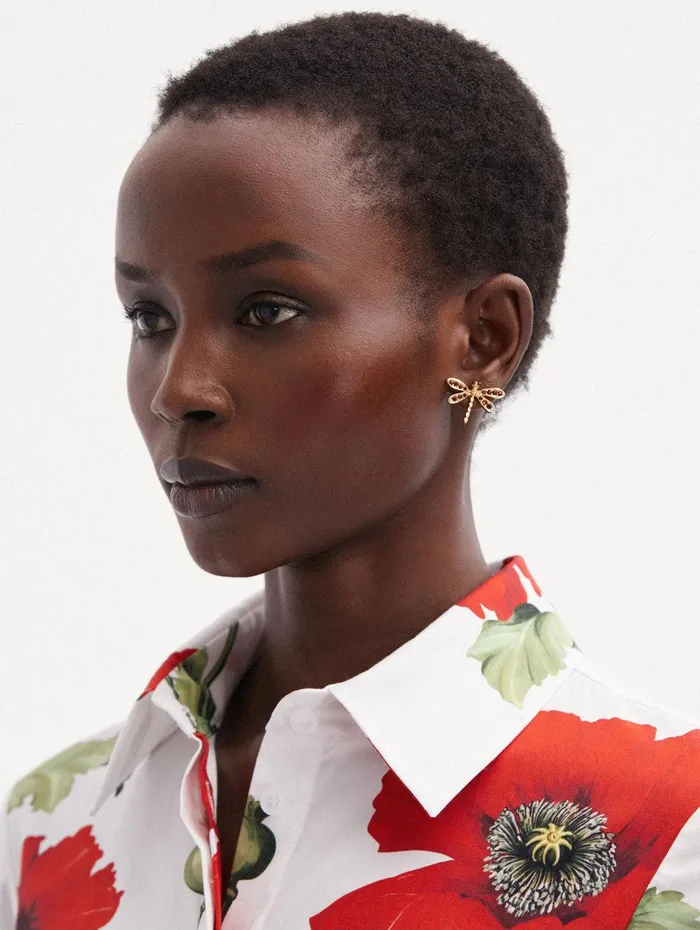Dragonfly Earrings Amber Women Oscar De La Renta Earrings Dragonfly Earrings Amber Women Oscar De La Renta Earrings