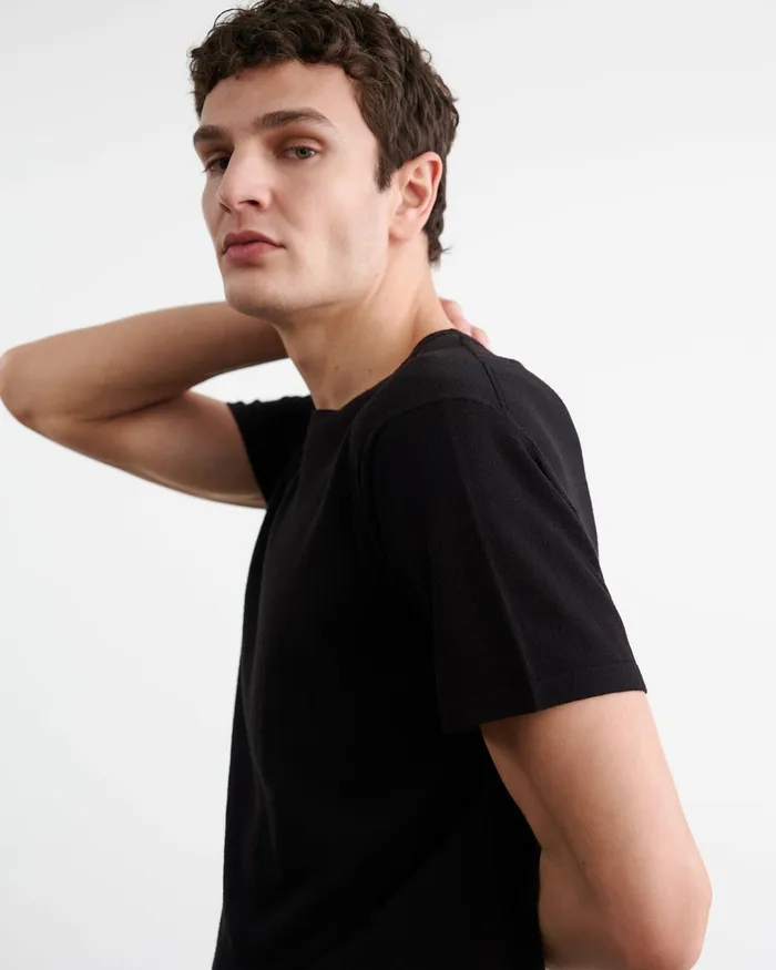 DRAVEN SWEATER Black Men Nili Lotan Sweaters