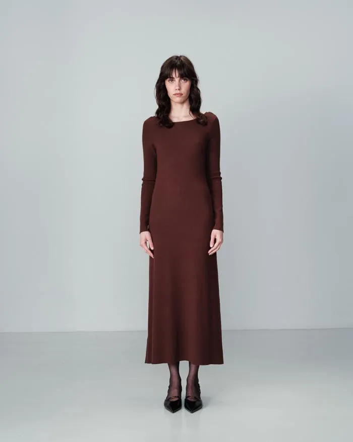 DRESS CHOCOLAT NATHALIE Shop Grace and Mila Long Dresses