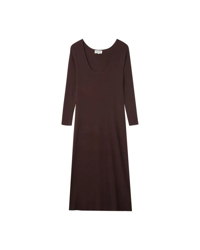 DRESS CHOCOLAT NATHALIE Shop Grace and Mila Long Dresses
