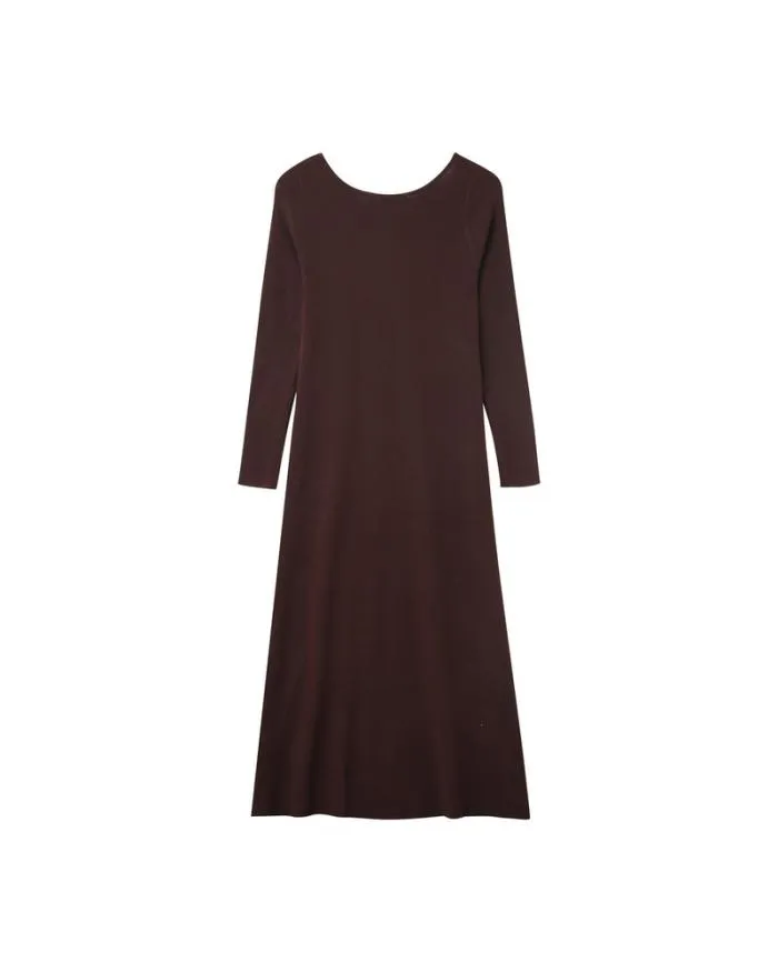 DRESS CHOCOLAT NATHALIE Shop Grace and Mila Long Dresses