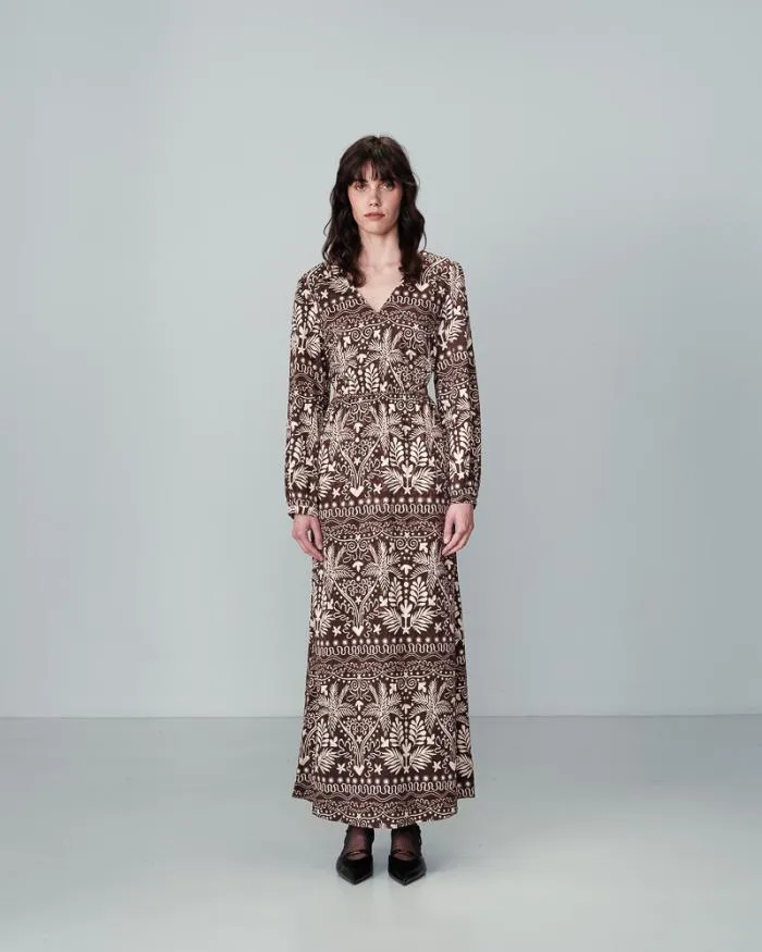 DRESS CHOCOLAT NEMESIS Shop Grace and Mila Printed Dresses