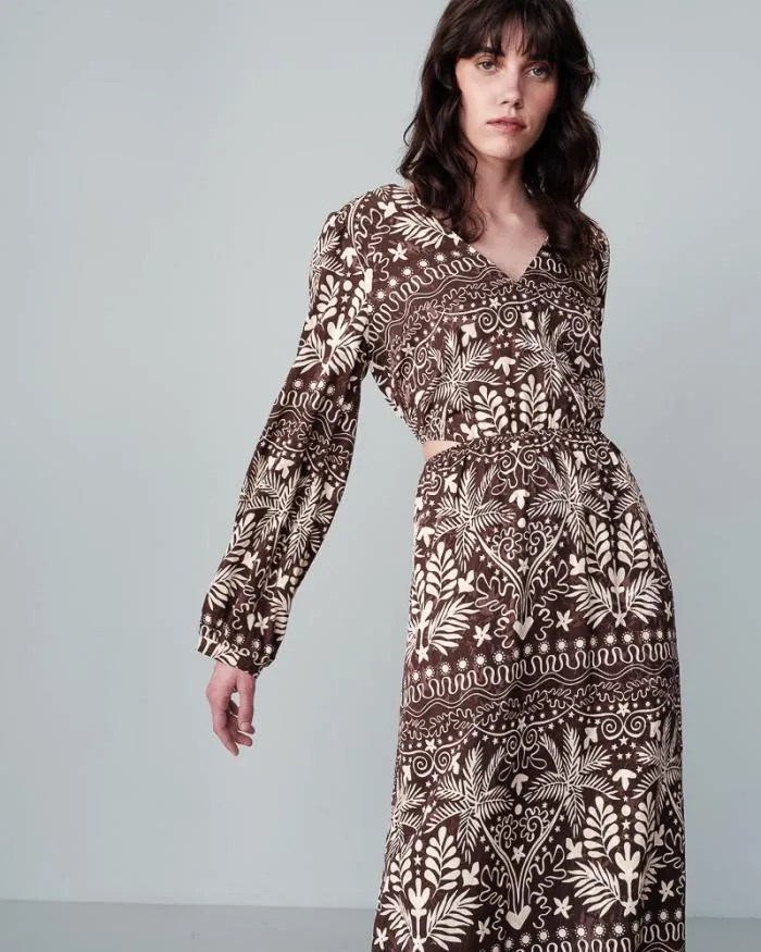 DRESS CHOCOLAT NEMESIS Shop Grace and Mila Printed Dresses