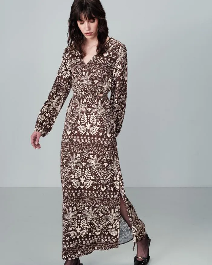 DRESS CHOCOLAT NEMESIS Shop Grace and Mila Printed Dresses