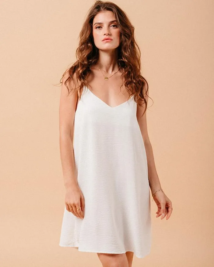 DRESS ECRU MINA Shop Grace and Mila Short Dresses